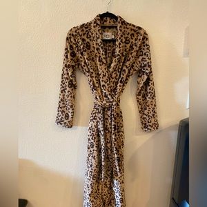 New Ugg Marlow Robe Leopard Print - XS